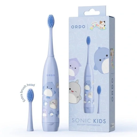 ORDO Sonic Kids’ Battery Toothbrush-Squishmallows Samir- Blue - Picture 1 of 4